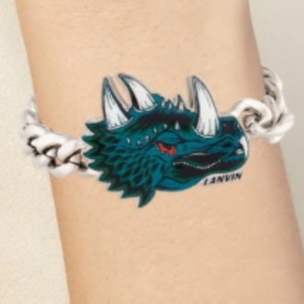LANVIN Skate Dinosaur Link Bracelet - Picture 2 of 13